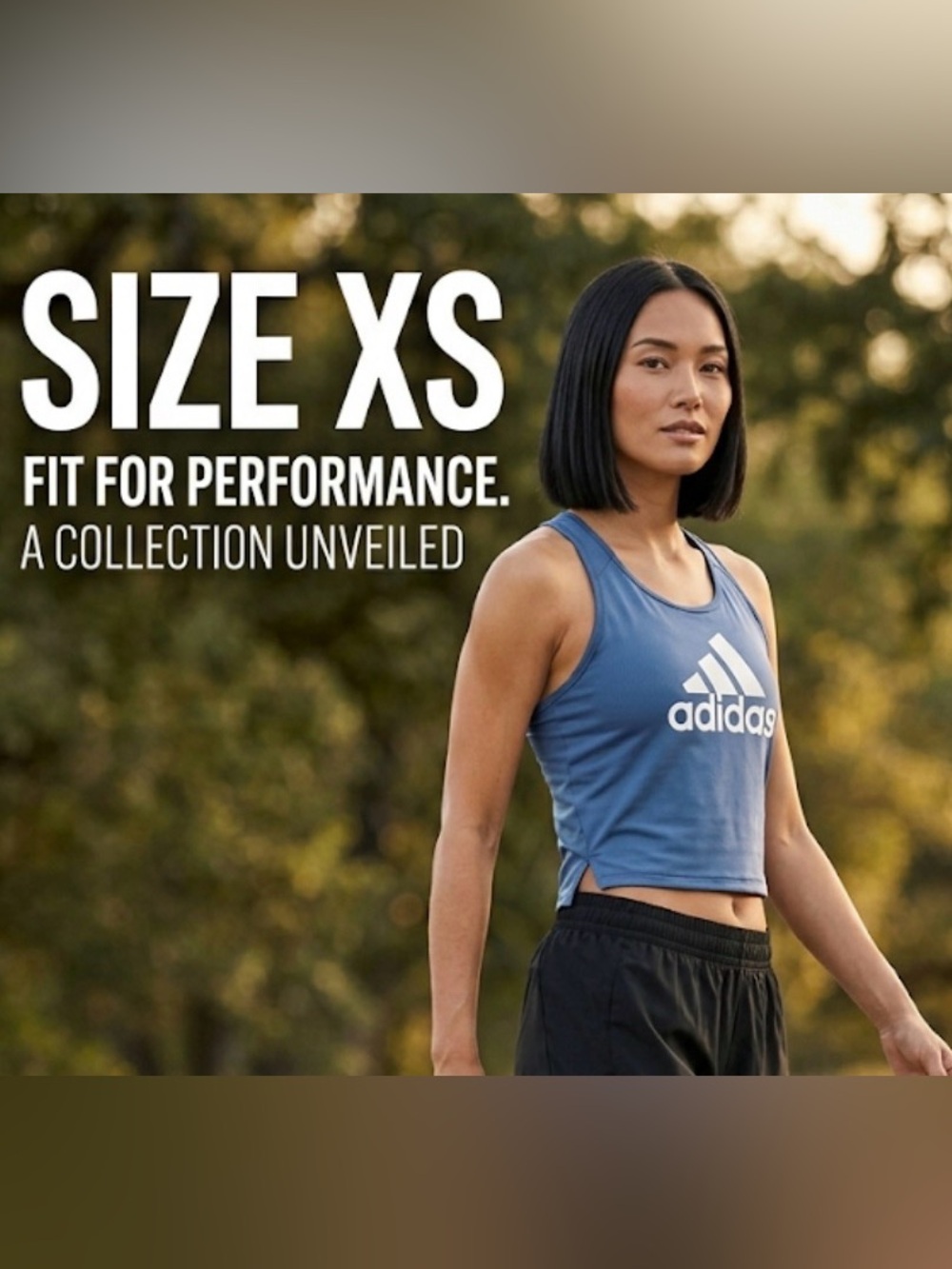 Adidas Primegreen Blue Racerback Aeroready Crop Tank Top Womens XS(A595)